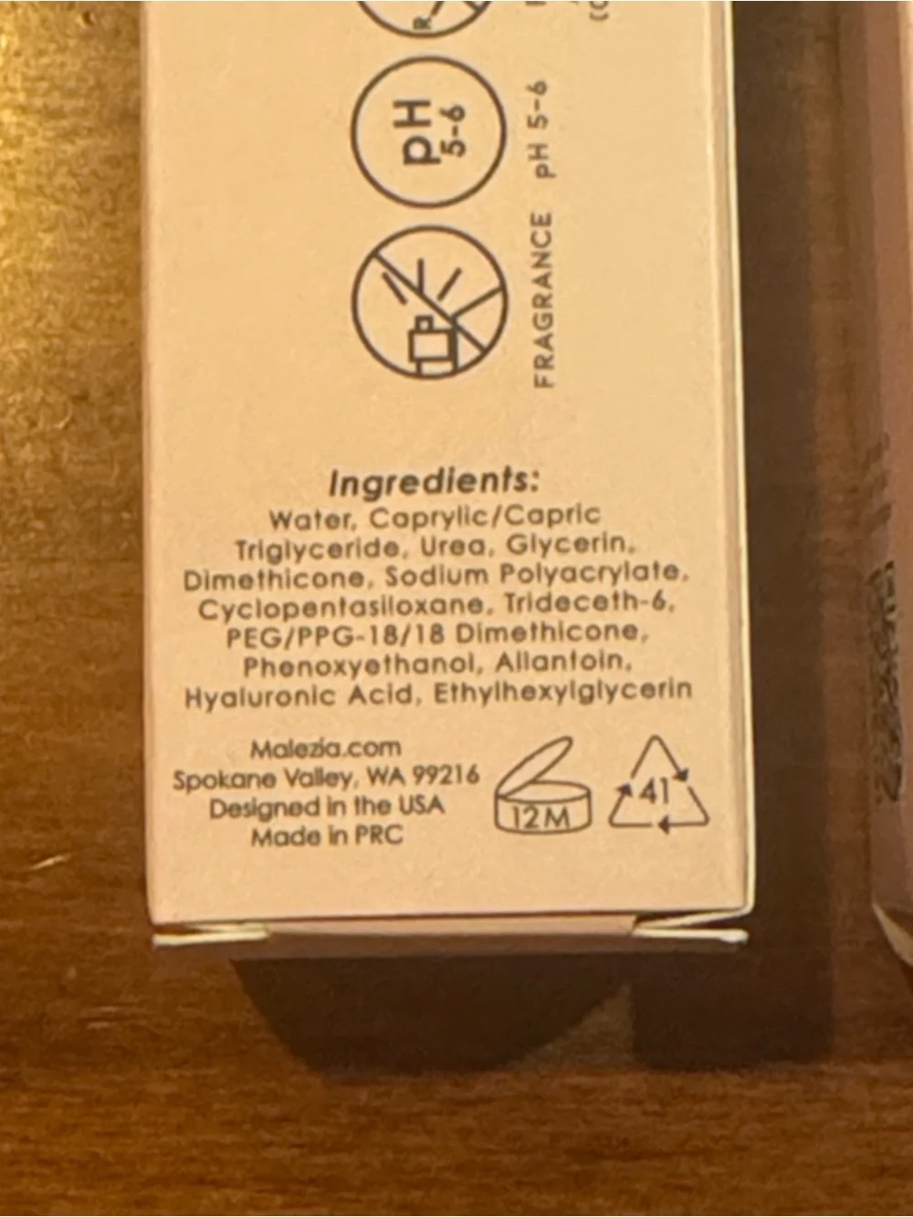 NIP Malezia 1.7 oz Tube 5% Urea Moisturizer Factory Sealed Biochemically NEW!